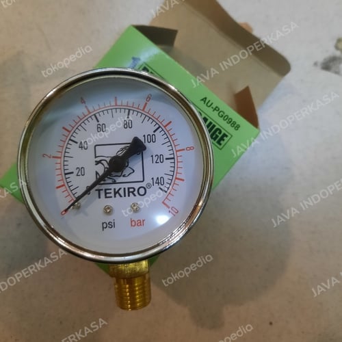 TEKIRO presure gauge 2.5 inchi 4 6 10 16 25 bar