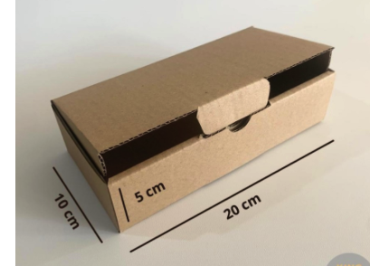Kardus Karton Packaging Box 20 x 10 x 5 cm - Die Cut