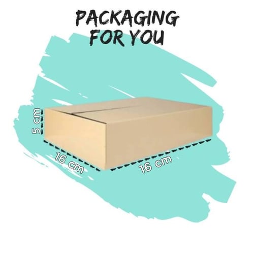 Packaging Kardus Box (16 x 16 x 5)