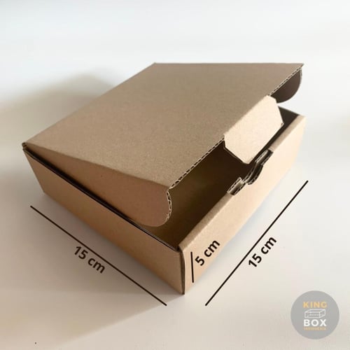 Kardus Karton Packaging Box 15 x 15 x 5 cm - Die Cut