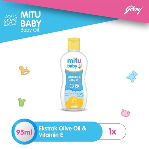 Baby Oil Mitu Baby Bottle 95ml