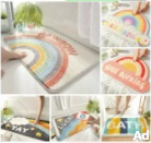 KESET ALAS KAKI RAINBOW ALAS KAKI DAPUR KAMAR MANDI RUANG TAMU PELANGI - RANDOM/ ACAK