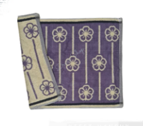 Terry Palmer Keset Kaki Handuk HSH Ukuran 40x60cm - A, Ungu