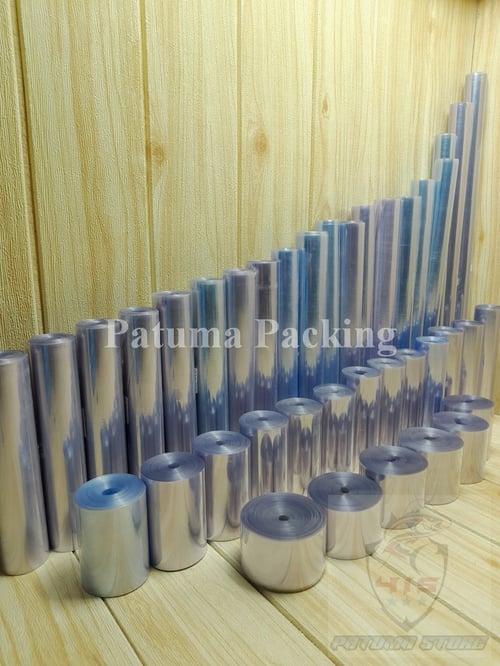 PLASTIK SEGEL SHRINK PVC 250gram BENING KUALITAS TINGGI Patuma Packing