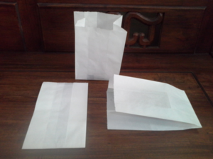 Paperbag Putih-kantong gorengan Grease Proof anti minyaK