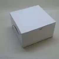 Box Kue Karton Kotak Snack Putih Polos Box Roti 12 x 16 Cm 25pcs