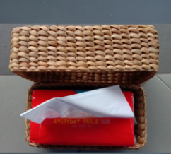 Kotak Tisu Box Tissue Tempat Tisu kerajinan tangan enceng gondok
