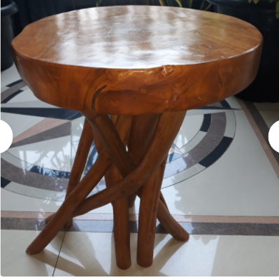 stool kayu jati atau kursi kayu jati