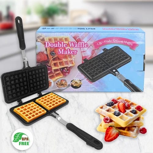 Double Waffle Pan Maker Croffle Pancake / Croissant Waffle