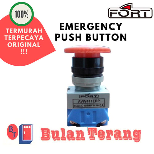 EMERGENCY PUSH BUTTON merek Fort AVW411ERPEmergency Push Button AVW411
