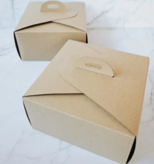 Box Kardus Packaging Cupcake Muffin 4 Sekat