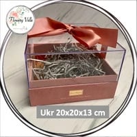 Gift Box Premium Akrilik Hard Box Kotak Kado Acrylic Hampers Box