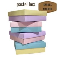 Box Pastel full color mix 2 warna untuk kotak hadiah hampers anak