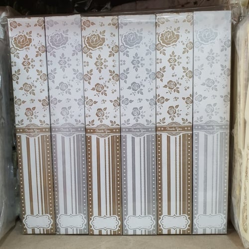 Packaging Box Unik Untuk Souvenir Pernikahan Ukuran Kipas Tangan