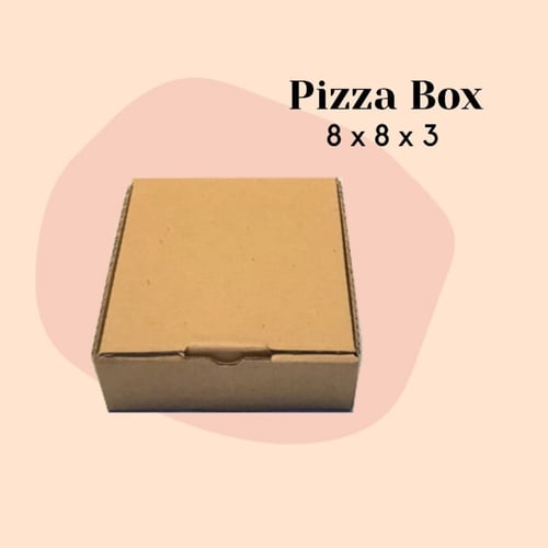 PIZZA BOX / KARDUS BOX 8x8x3/ PACKAGING TERMURAH // KEMASAN AKSESORIS