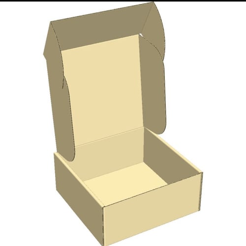 KARDUS - KOTAK - KARTON Box Polos 18x18x8 Cm +- 3mm E-Box172