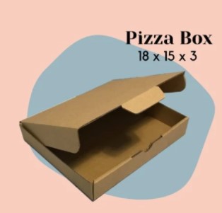 PIZZA BOX / KARDUS BOX 18x15x3/ DUS OLSHOP KECIL / PACKAGING TERMURAH