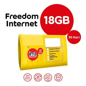 KARTU PERDANA FREEDOM INTERNET 18GB / 30 Hari
