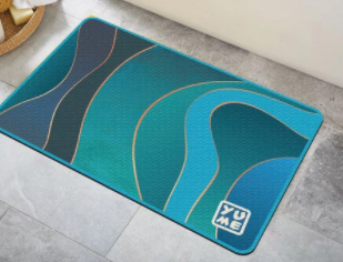 Karpet Lantai / Keset 40x60cm Anti Slip YUME Motif Deep Blue Sea