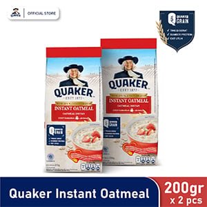 Quaker Instant Oatmeal 200 Gr - Twin Pack