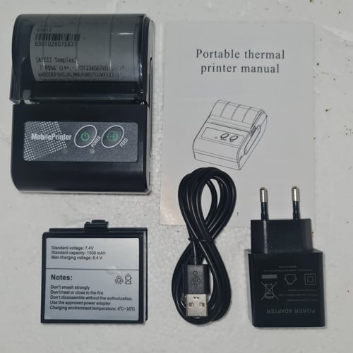 Mobile printer Bluetooth thermal struk kasir ppob 58mm vsc mp58m