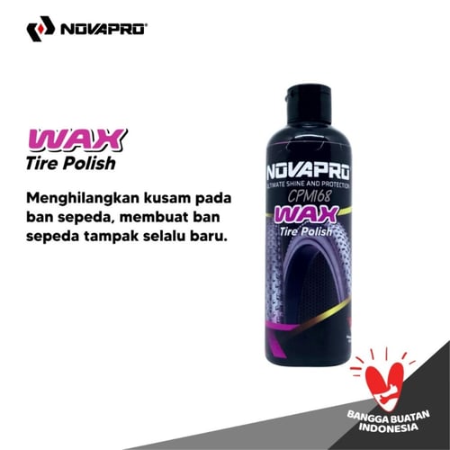 NOVAPRO WAX 250ml Semir Ban Sepeda Premium