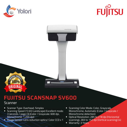 Fujitsu SV600 A3 Scanner ScanSnap