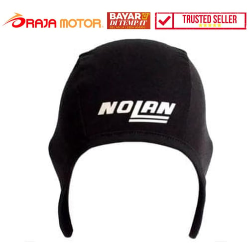 RajaMotor Topi Daleman Helm Cupluk - Hitam Nolan - Aksesoris Motor