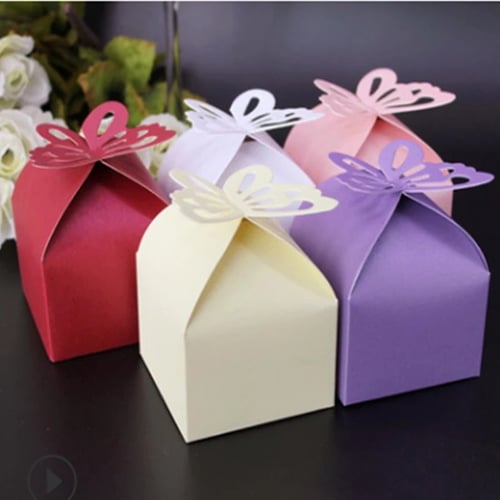 kotak packaging hadiah sovenir kue kado / box packing aksesoris masker - Pink