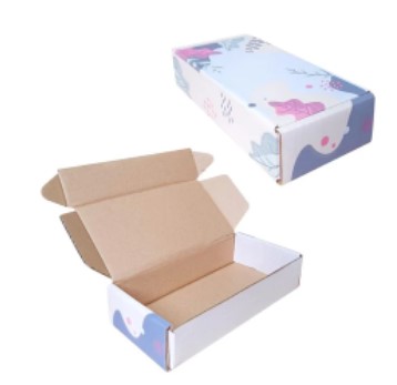 Box 20x10x4.5 cm (Brownis ) Kardus/Karton/Polos/Hampers/gift - Biru Thank You