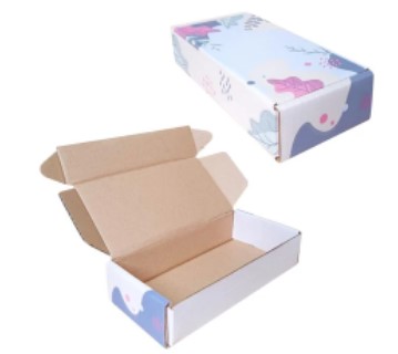 Box 20x10x4.5 cm (Brownis ) Kardus/Karton/Polos/Hampers/gift - Biru