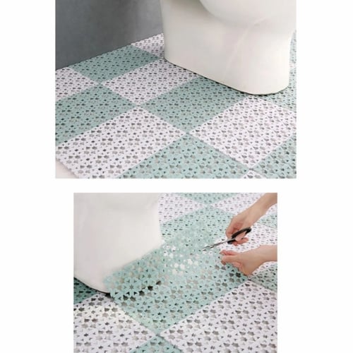 Karpet Kamar Mandi WC Dapur Anti Licin / Mat Alas Ruang Tamu Non Slip - Hijau