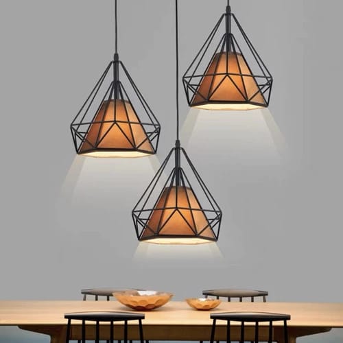 Lampu hias kafe gantung decor cafe ruang makan import lampu LED ta