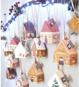 READY Gift Box Christmas House - Kotak Kado Natal - DIY Kotak Hadiah
