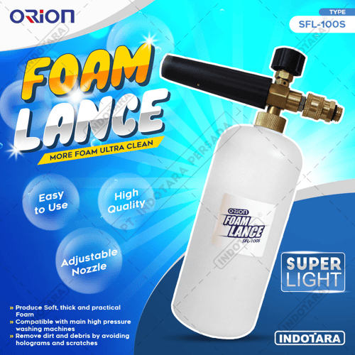 Foam Lance Snow Wash Jet Cleaner Orion - SFL 100S for Superjet100S