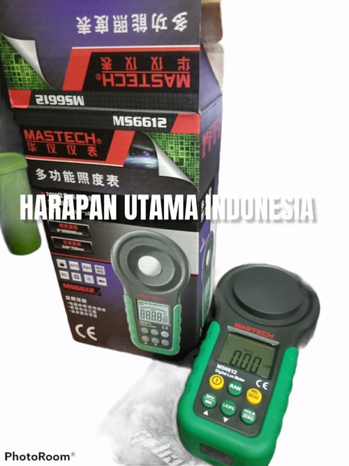 Alat Ukur Cahaya - Digital Lux Meter MASTECH MS6612