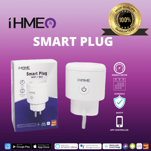Smart Plug by IHME Power Socket Steker Pintar Wireless WiFi Tuya
