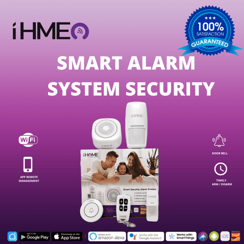 IHME Smart Alarm System Security Multi Device RF433 Wireless Wifi Tuya