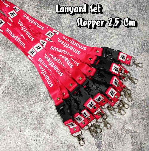 Lanyard Printing / Tali Lanyard  / Tali ID Card Printing 2,5 cm