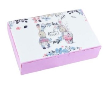 box kotak packaging BOX RABBIT BIG/ Hampers Box Pastel Rabbit Design