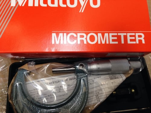 MITUTOYO Outside Micrometer  0-25 mm