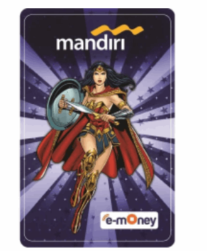 Mandiri E-money Special Edition Wonder Woman with Sword & Shield