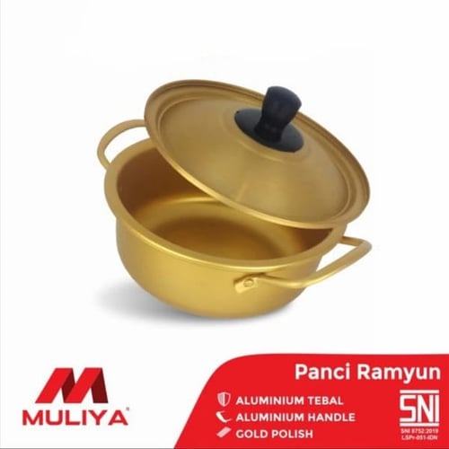 Panci RAMYUN PST 16 / 18 cm Muliya GOLD Panci Mie Korea 16cm / 18cm - 16CM