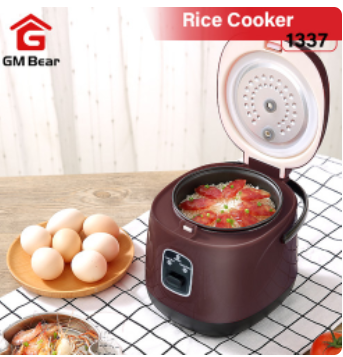 GM Bear Rice Cooker Mini 0.8 ml 1337 - Belva Penanak Nasi Multifungsi