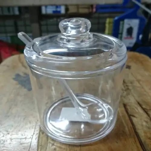 Tempat Saus Sambal Saos Bumbu Acar Akrilik Plastik Acrylic JLY-9819