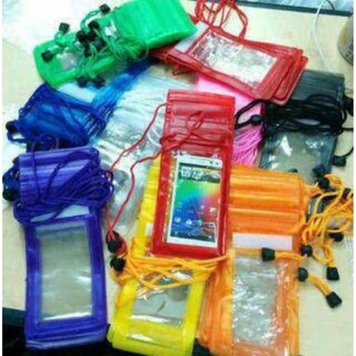 Waterproof Case Handphone / Plastik Tas Gantungan HP / Aksesoris Handphone Untuk Berenang Waterproof