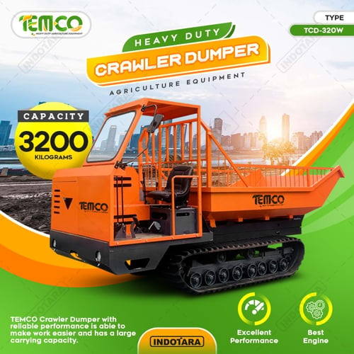 Crawler Dumper 32 Ton Temco - TCD320W