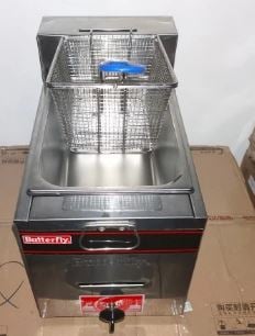 DEEP FRYER GAS BUTTERFLY STAINLESS