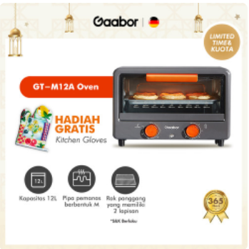 Gaabor Oven Listrik Alat Dapur Electric Microwave Multifunction