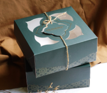 Dus Kue Kering Lebaran Box Idul Fitri Packaging Hampers Parcel (FG-22) - Tanpa Tali